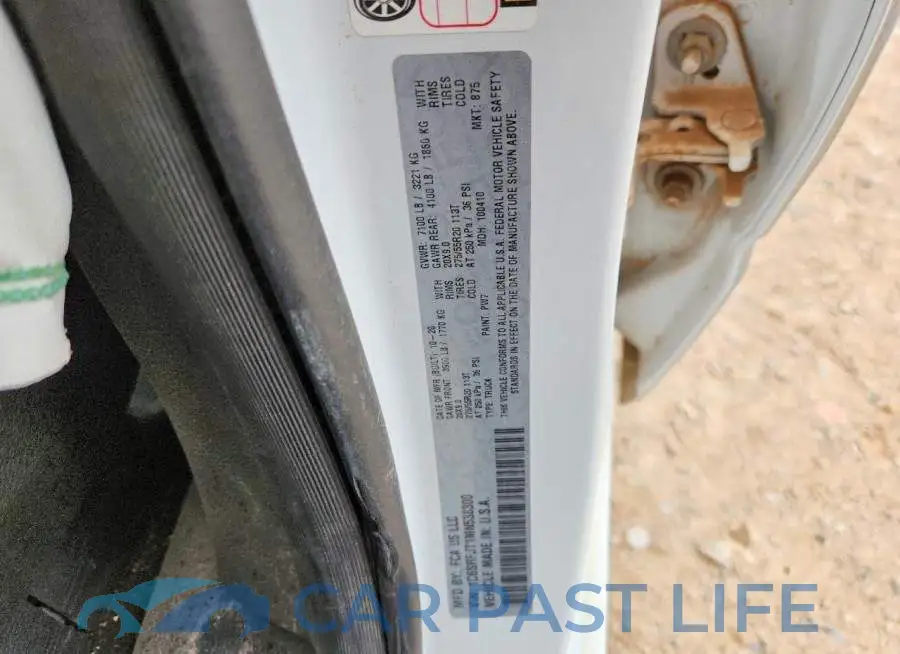 1C6SRFJT1MN538300# 12