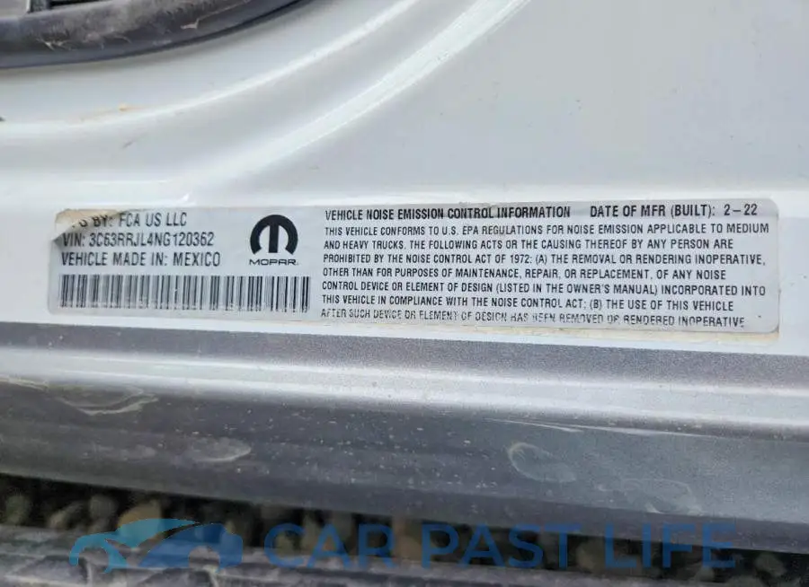 3C63RRJL4NG120362# 12