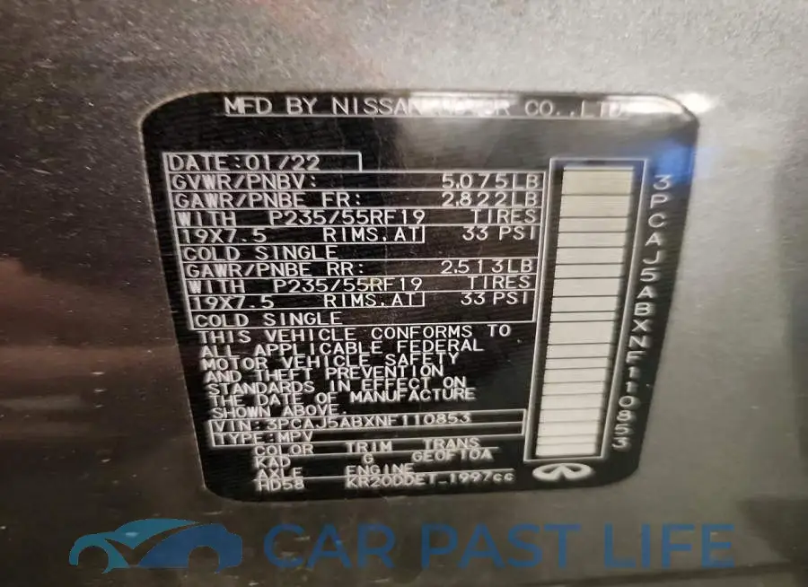 3PCAJ5ABXNF110853# 13