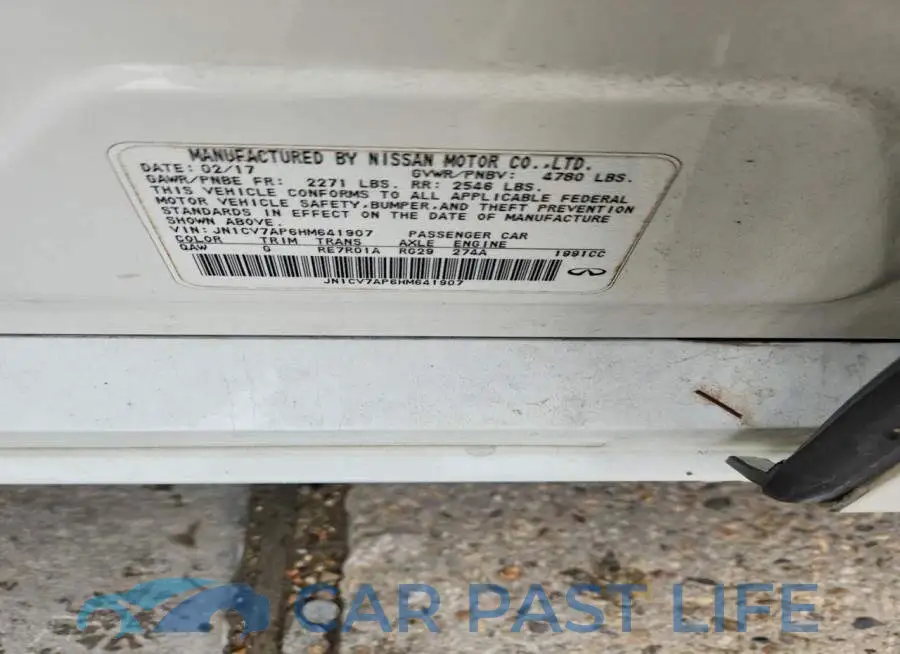 JN1CV7AP6HM641907# 12