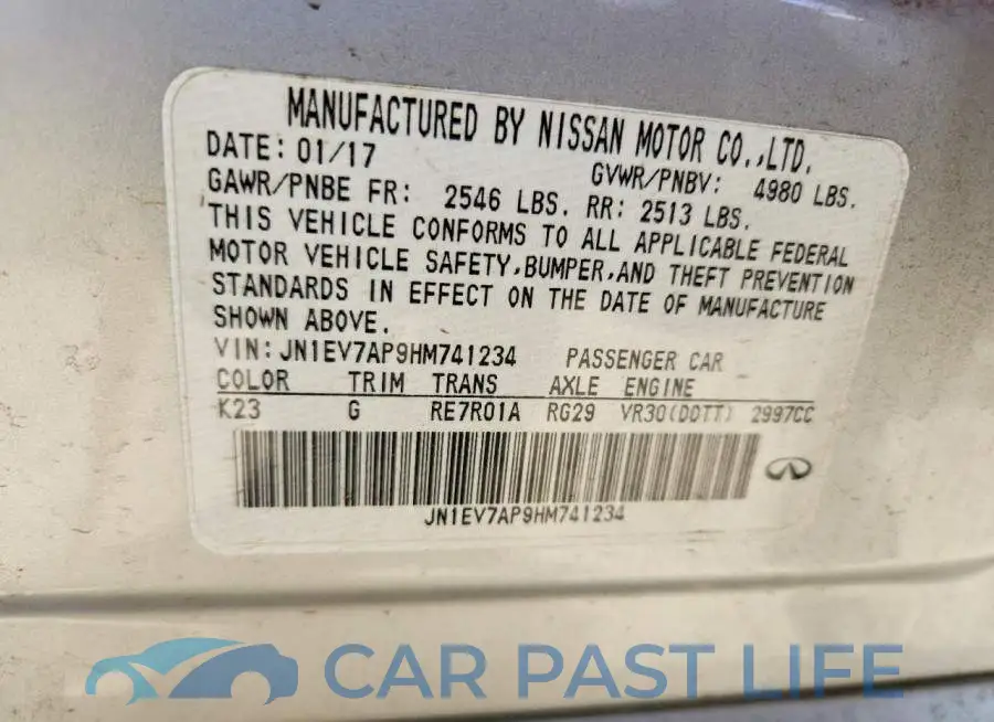 JN1EV7AP9HM741234# 12
