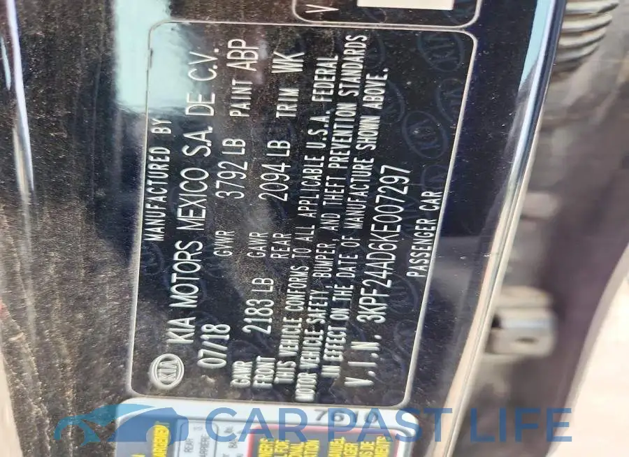 3KPF24AD6KE007297# 13