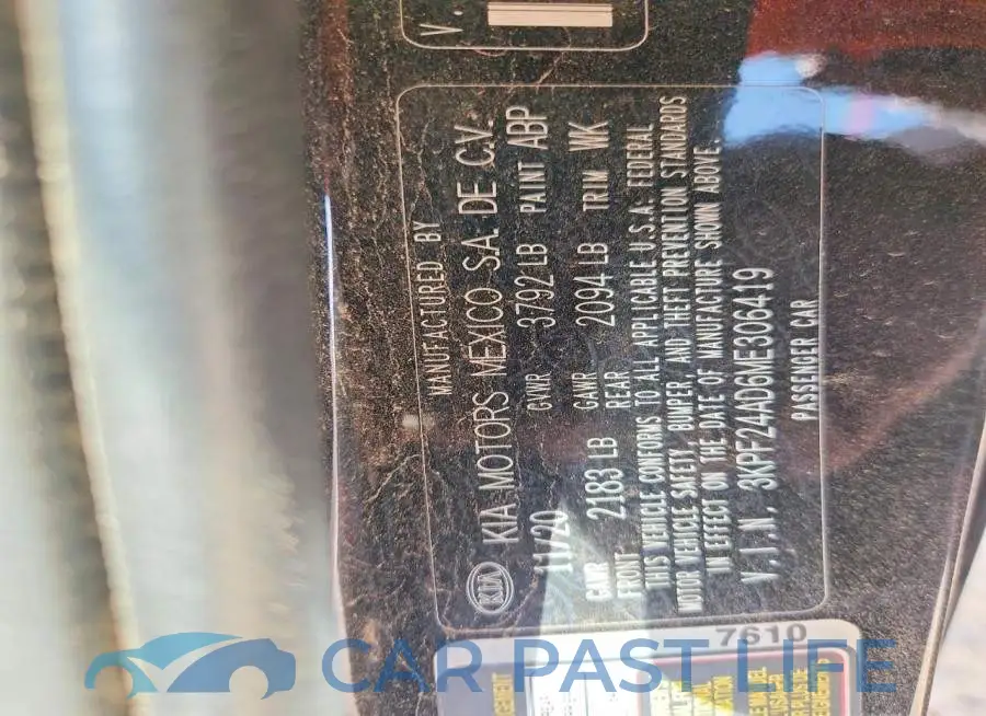 3KPF24AD6ME306419# 13