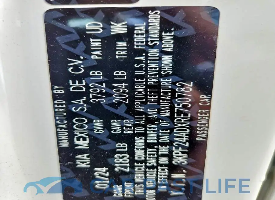 3KPF24ADXRE750782# 12