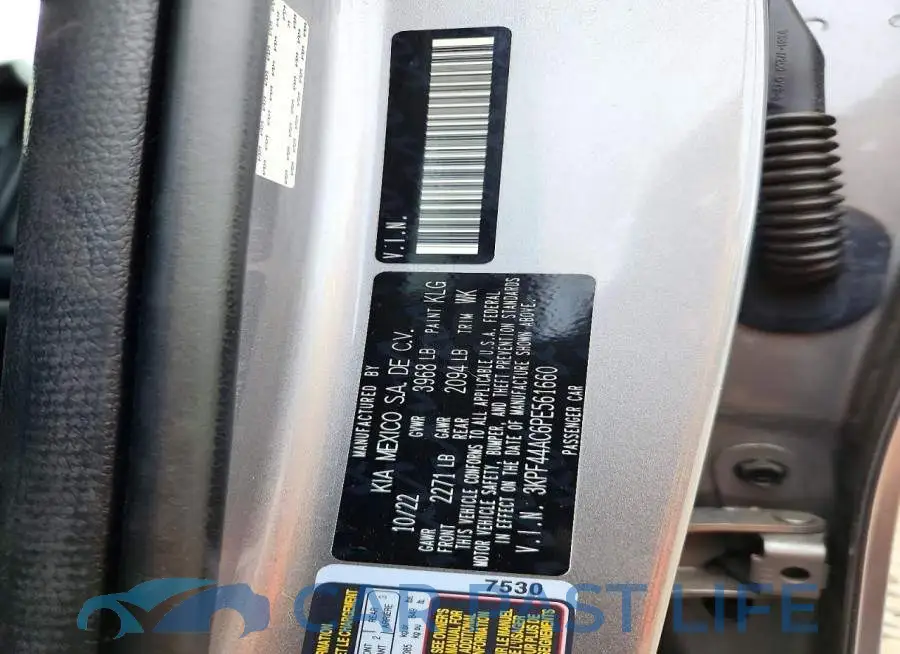3KPF44AC6PE561660# 13