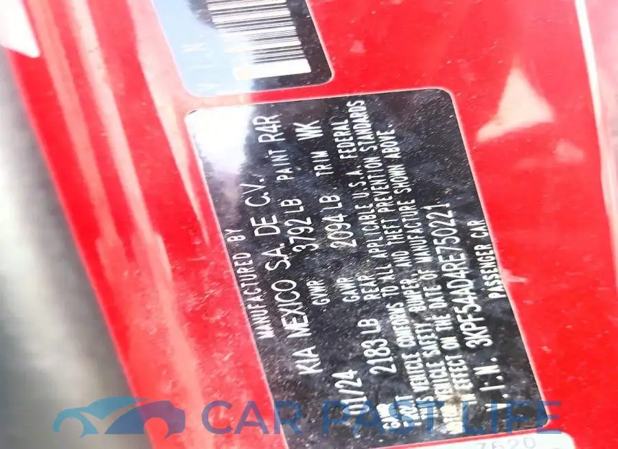 3KPF54AD4RE750221# 12