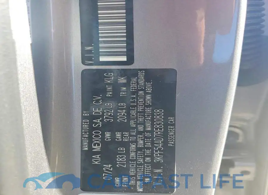 3KPF54AD7RE830838# 12