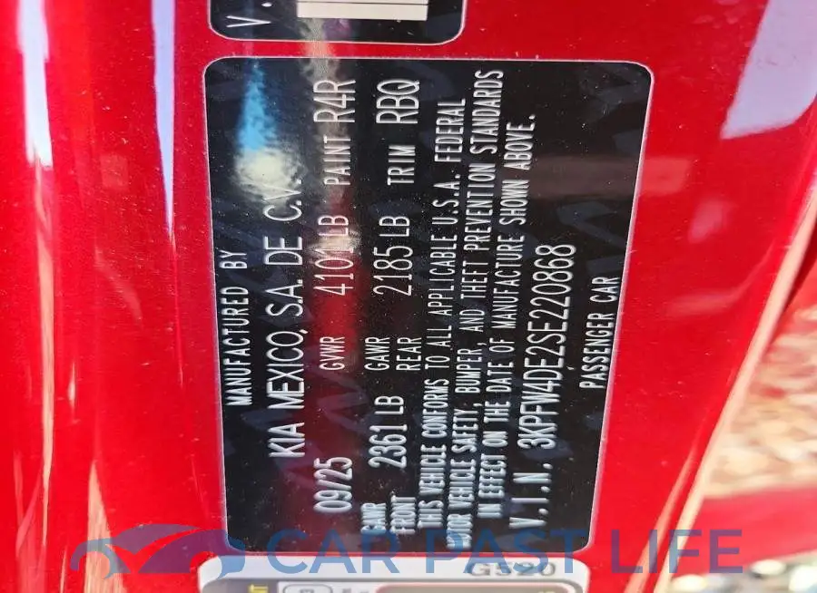 3KPFW4DE2SE220868# 13