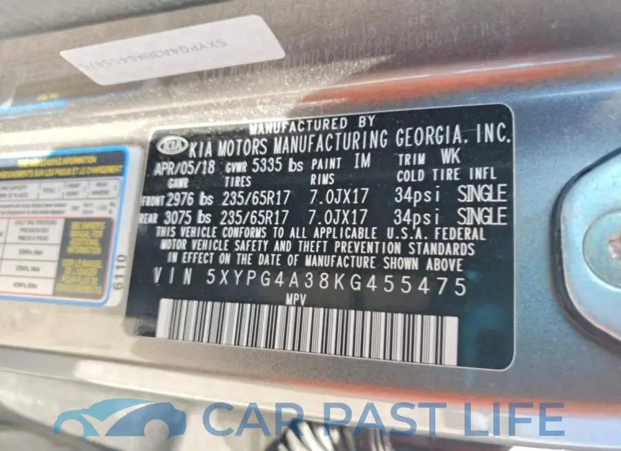 5XYPG4A38KG455475# 13