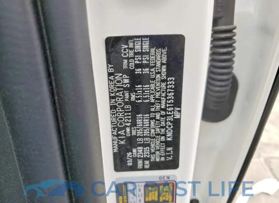 KNDCP3LE6T5367333# 13