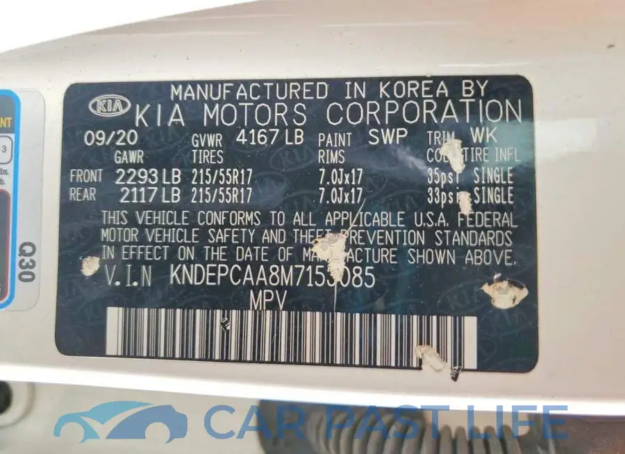 KNDEPCAA8M7153085# 13