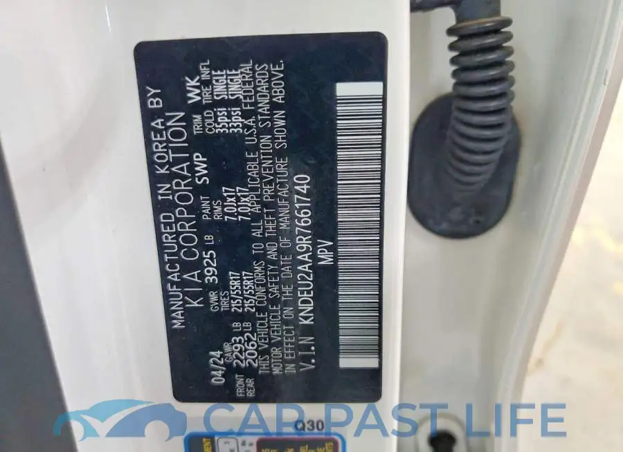 KNDEU2AA9R7661740# 13