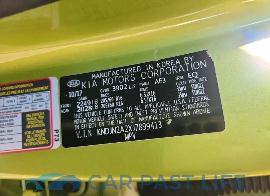 KNDJN2A2XJ7899413# 12