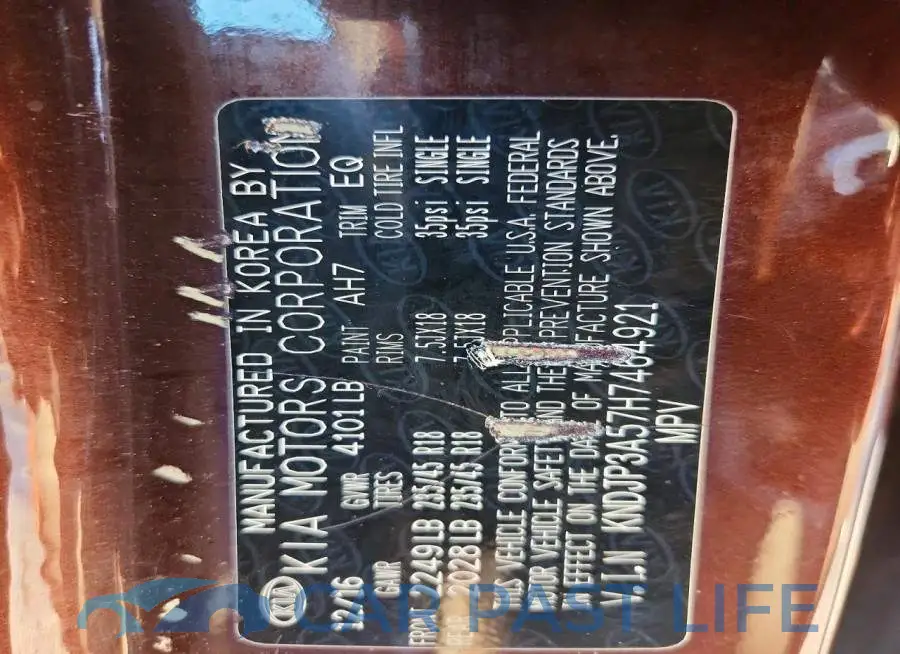 KNDJP3A57H7464921# 13