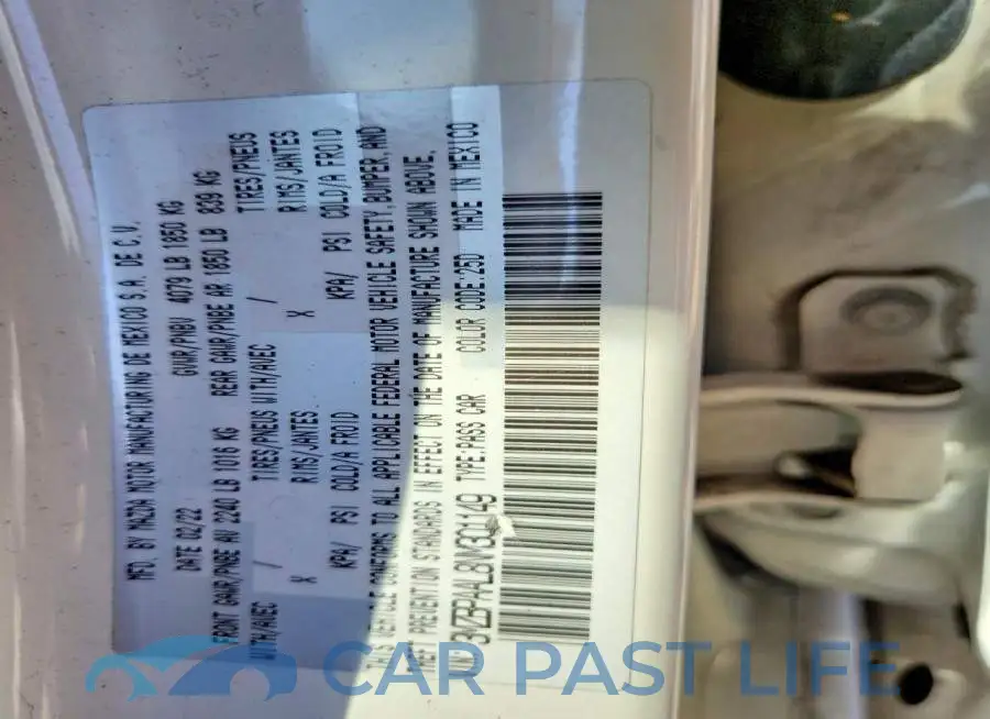 3MZBPAAL8NM301149# 13
