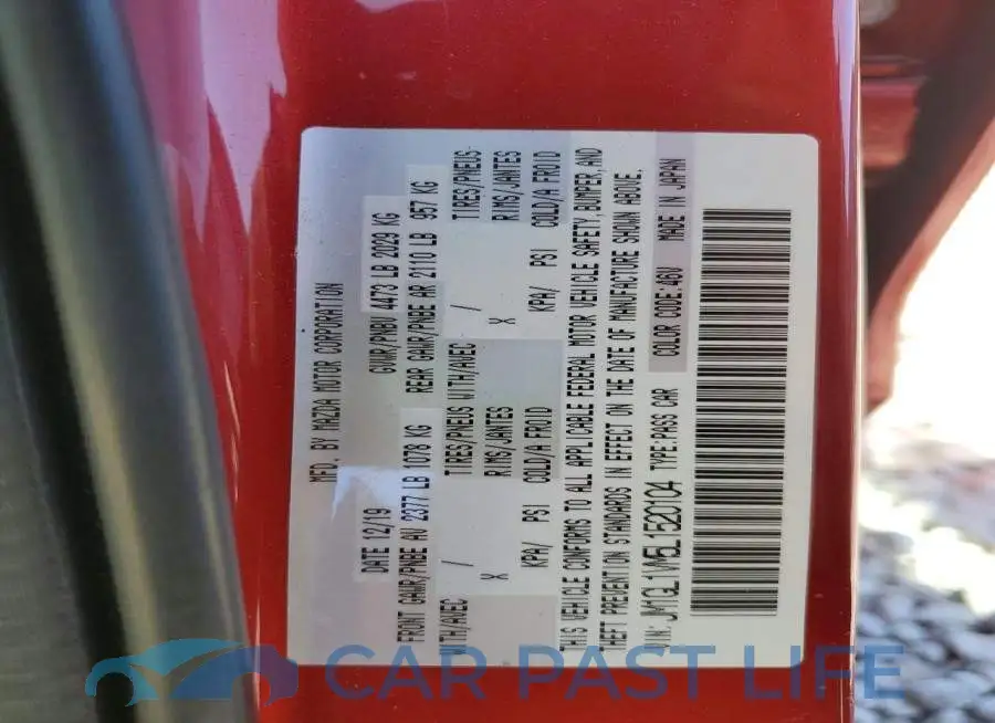 JM1GL1VM5L1520104# 12