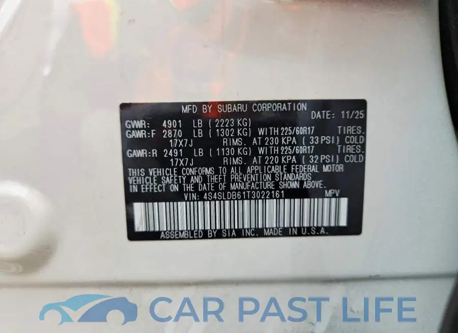 4S4SLDB61T3022161# 14