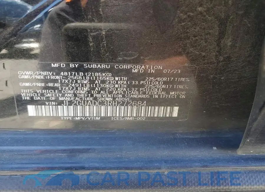 JF2GUADC3RH272684# 13