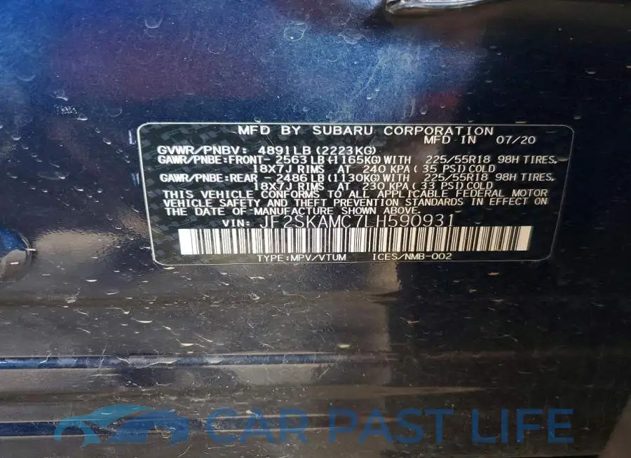 JF2SKAMC7LH590931# 14