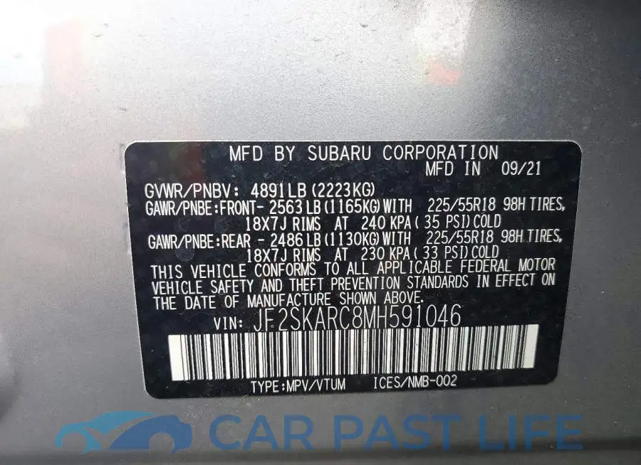 JF2SKARC8MH591046# 12
