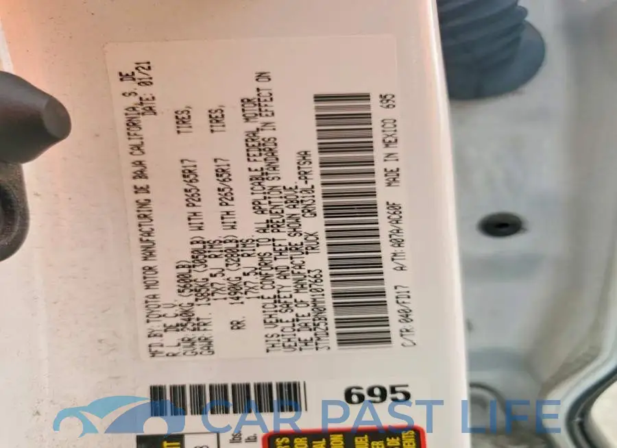 3TMDZ5BN0MM107663# 12
