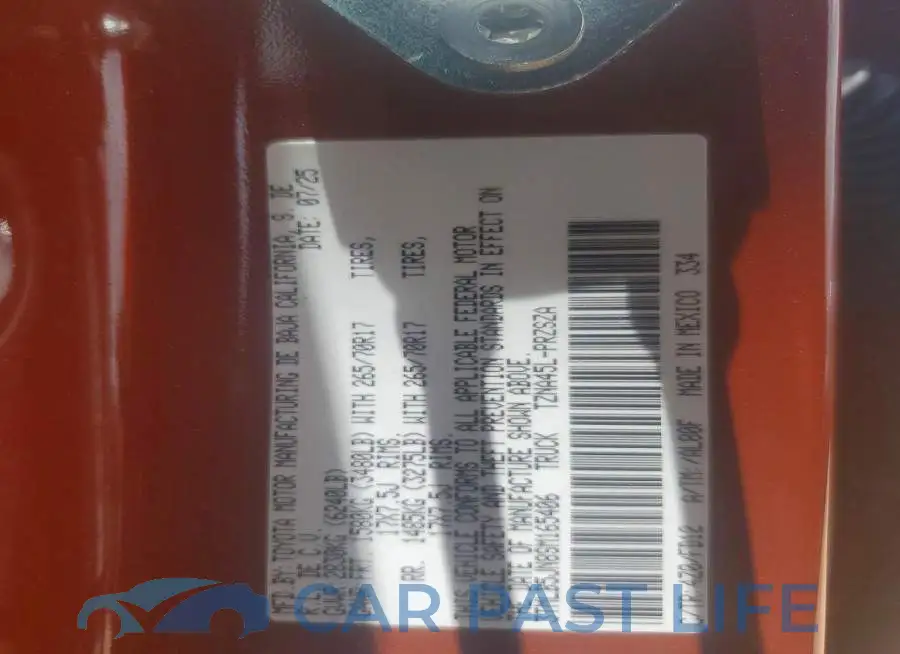 3TMLB5JN8SM165406# 12