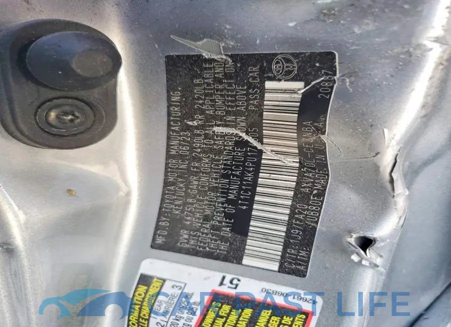 4T1C11AK4PU174605# 12