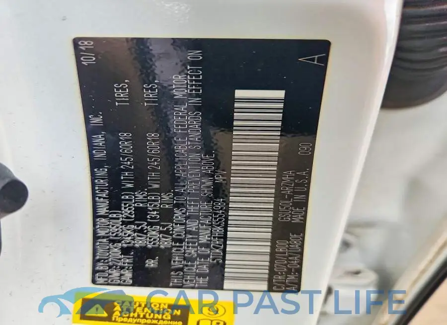 5TDKZRFH8KS554984# 13