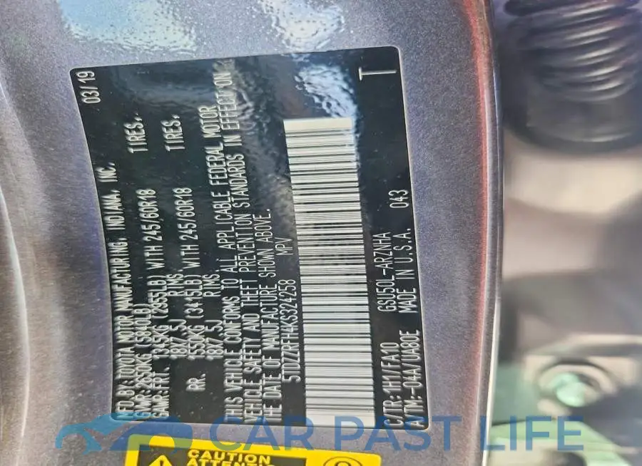 5TDZZRFH4KS324258# 14