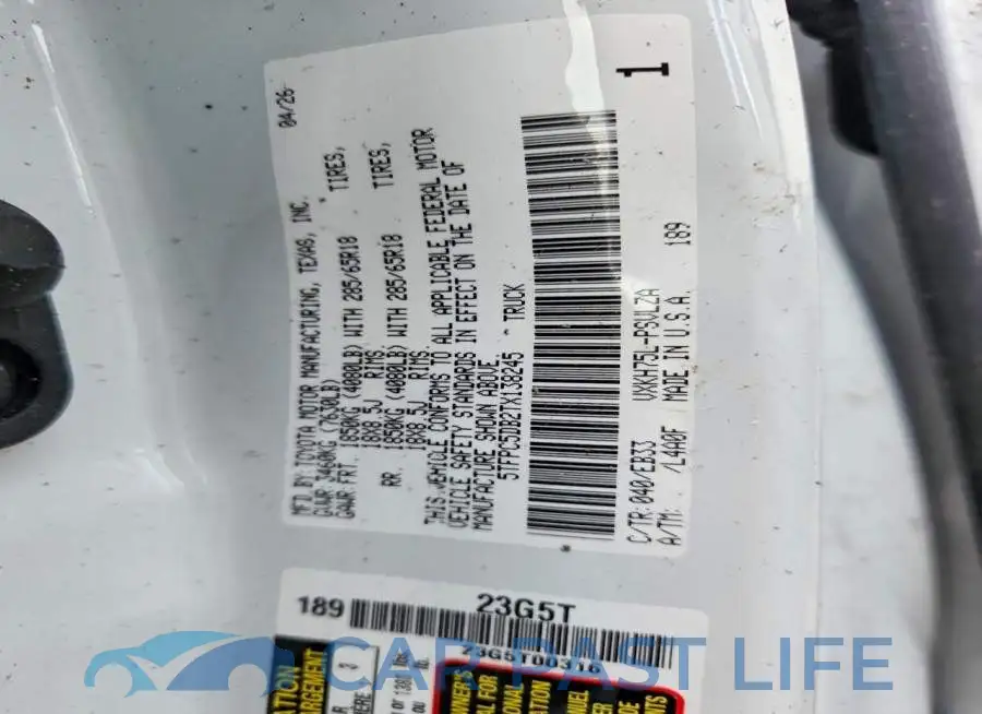 5TFPC5DB2TX138245# 13