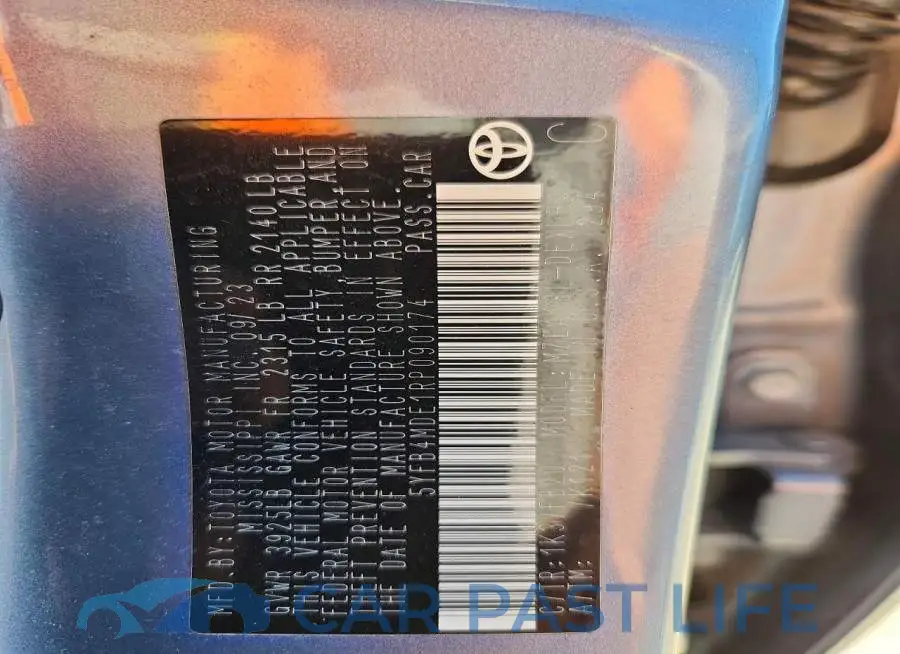 5YFB4MDE1RP090174# 13