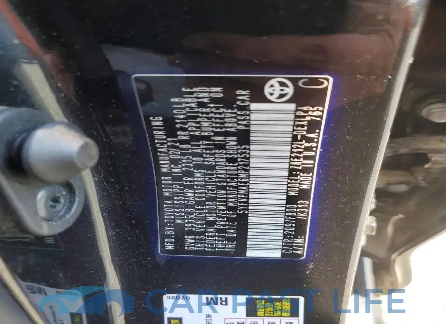 5YFVPMAE6MP217535# 12