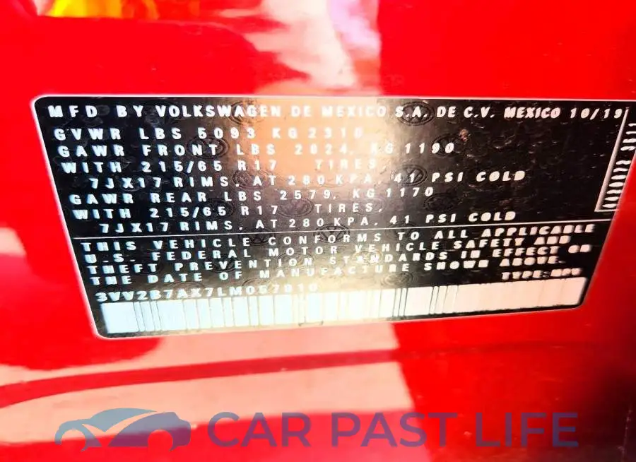 3VV2B7AX7LM057810# 13