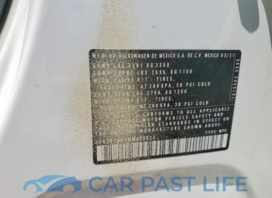 3VV3B7AX1MM099525# 12