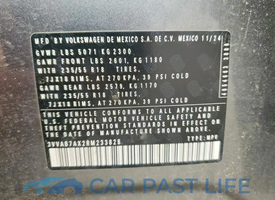 3VVAB7AX2RM233828# 12
