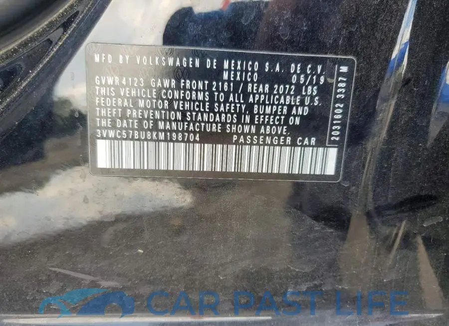 3VWC57BU8KM198704# 12
