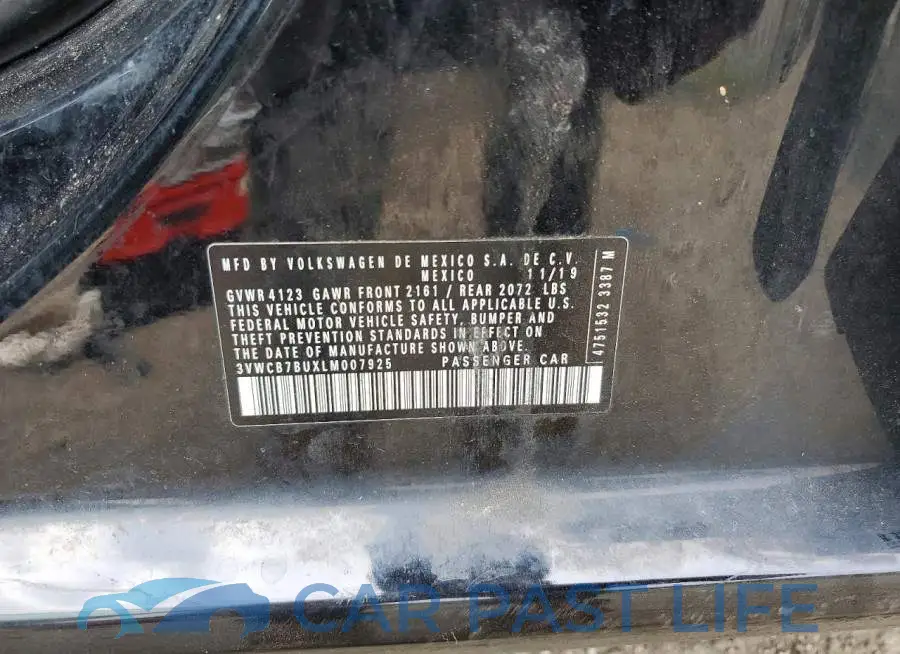 3VWCB7BUXLM007925# 12