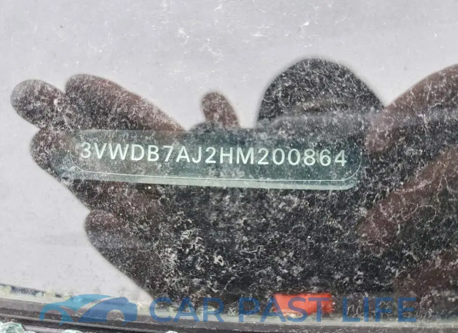 3VWDB7AJ2HM200864# 12