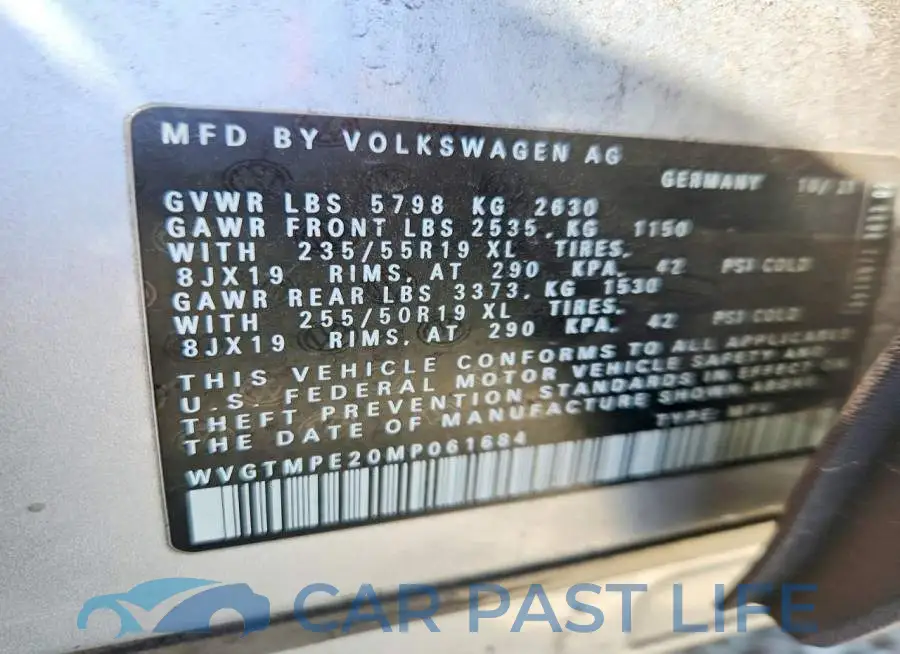 WVGTMPE20MP061684# 14