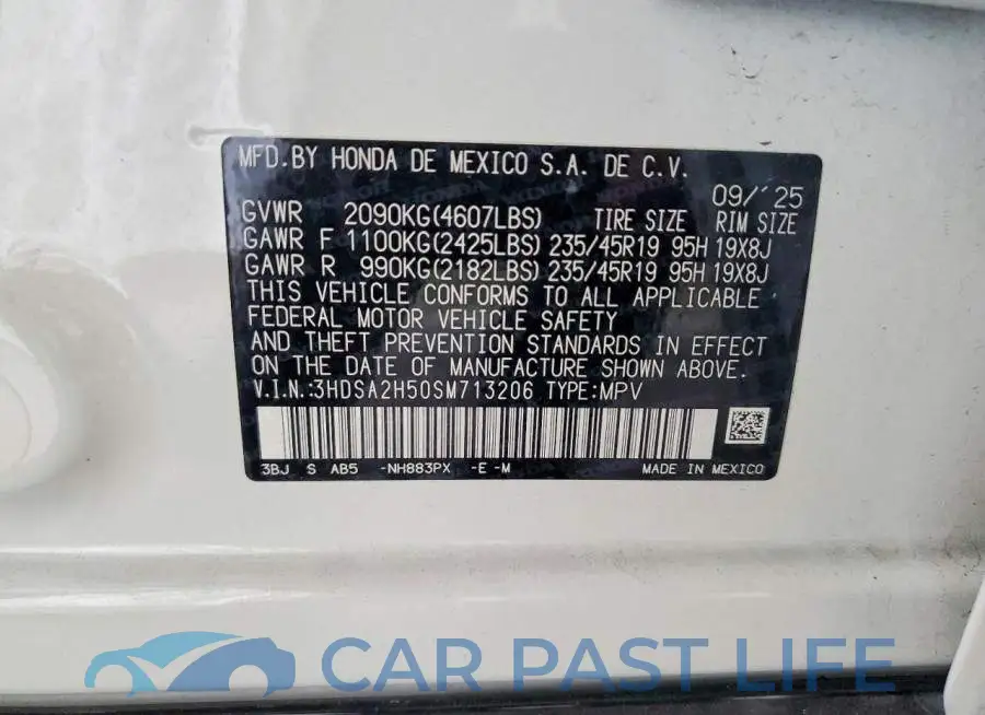 3HDSA2H50SM713206# 13