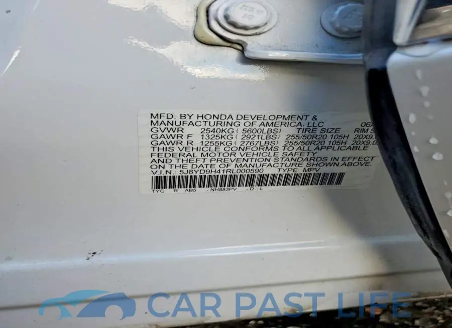5J8YD9H41RL000590# 14