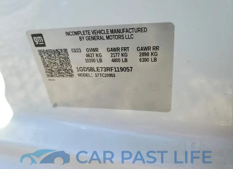 1GD58LE73RF119057# 13