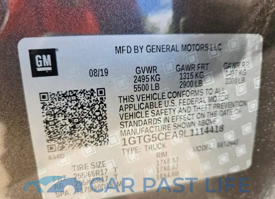 1GTG5CEA9L1114418# 12