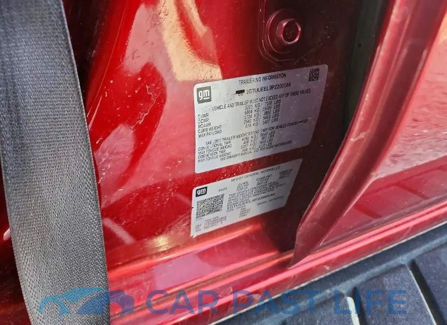 1GTUUEEL9PZ200144# 12