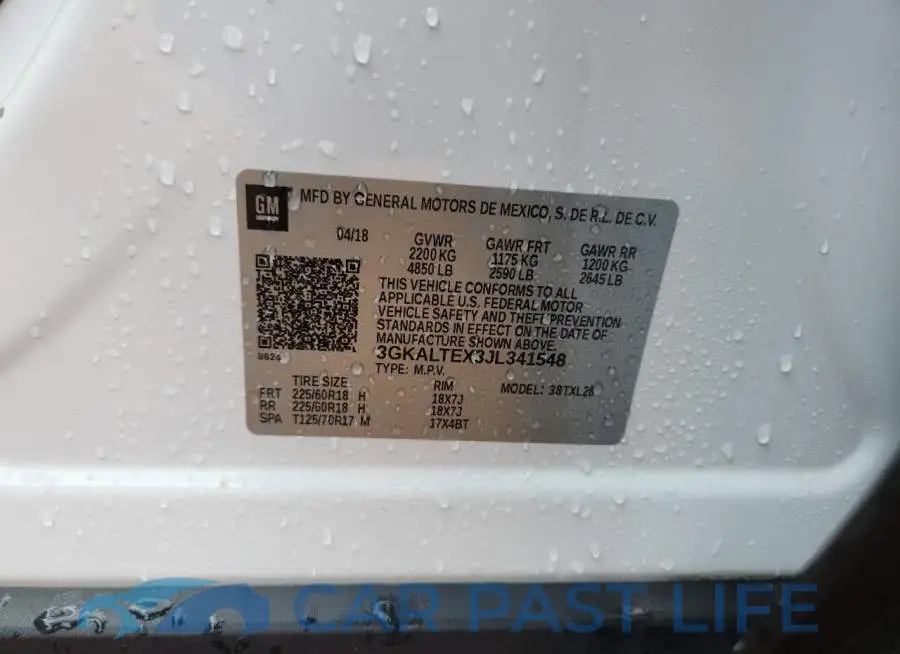 3GKALTEX3JL341548# 14