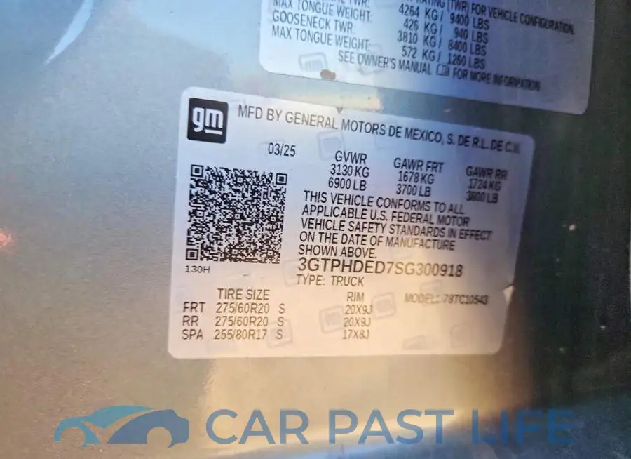 3GTPHDED7SG300918# 12