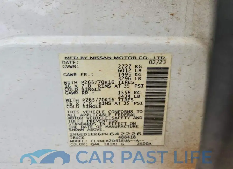 1N6ED1EK6PN642226# 13