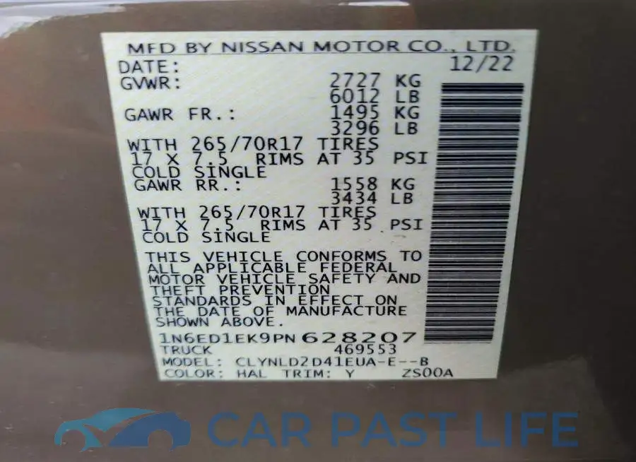 1N6ED1EK9PN628207# 13