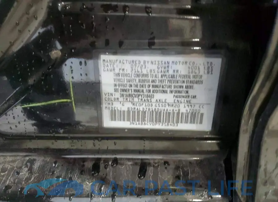 3N1AB8CV0PY318403# 13