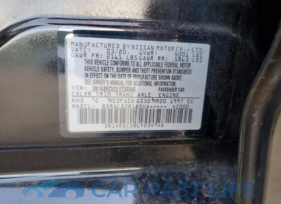 3N1AB8CV2LY234948# 12